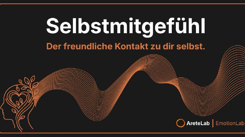 Frau praktiziert Selbstmitgefühl durch achtsame Selbstreflexion