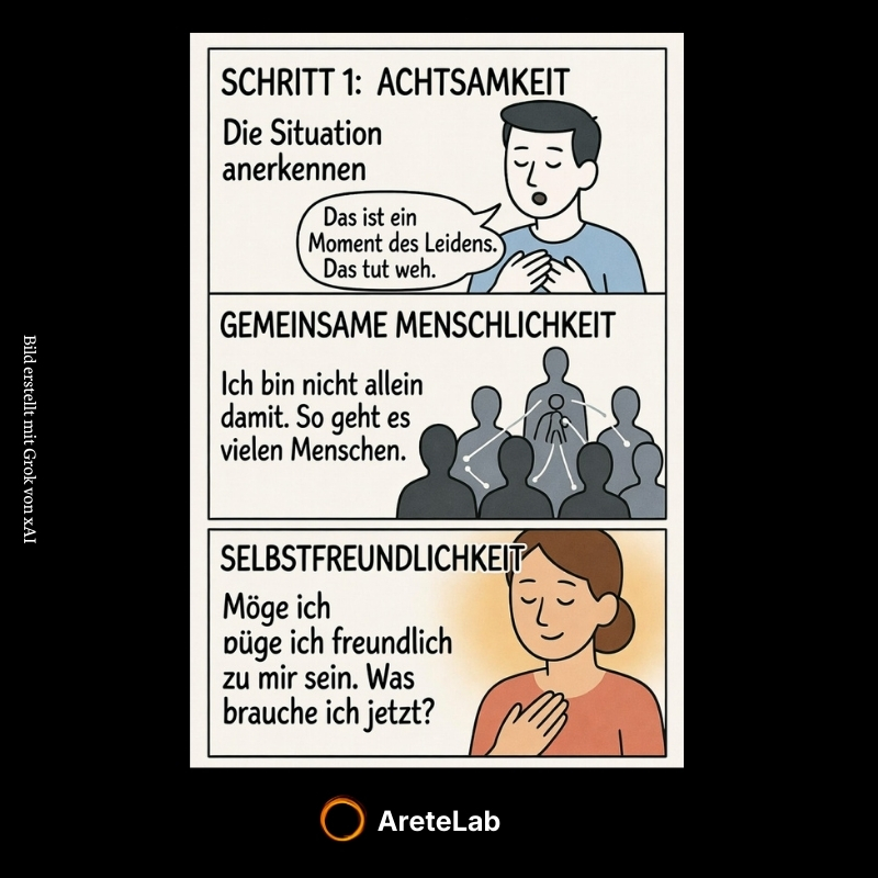 3 Säulen des Selbstmitgefühls